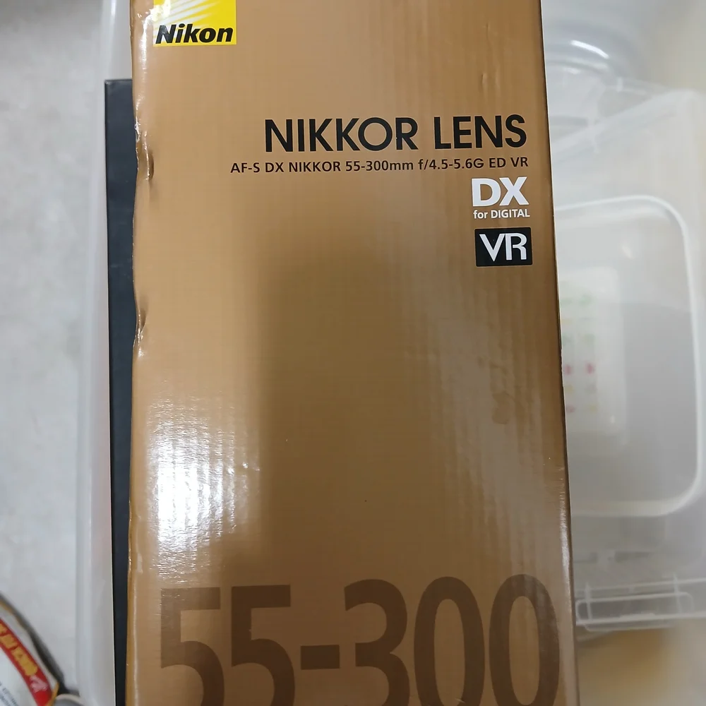 New Nikon Nikkor Lens 55-300mm - Brown Box